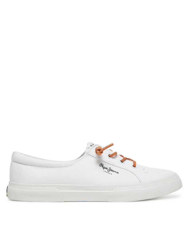 Pepe Jeans Tenisówki Pepe Jeans Kenton Block W PLS31590 Biały