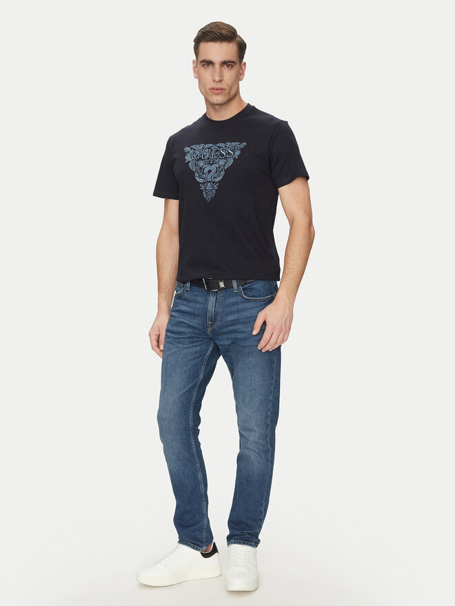 Guess Guess T-Shirt M5GI16 K8FQ4 Σκούρο μπλε Regular Fit