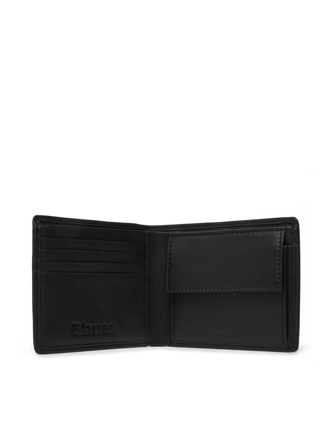 Blauer Голям мъжки портфейл Blauer S5COP02/LIA Черен