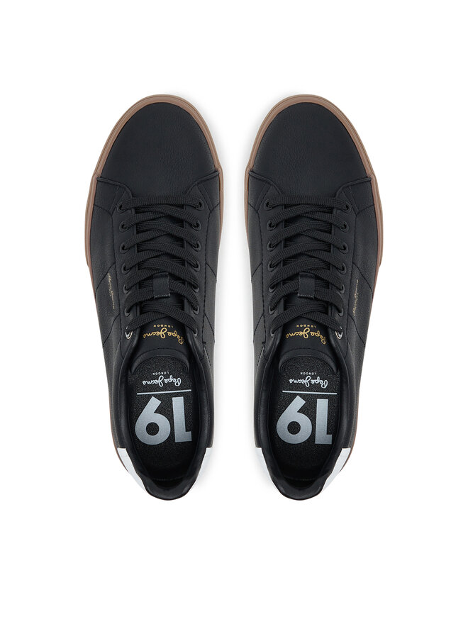 Pepe Jeans Tenis superge Pepe Jeans Kenton Base PMS300003 Črna