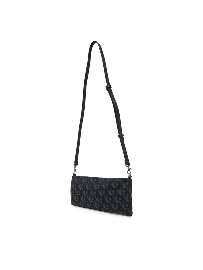 Calvin Klein Jeans Handtasche Calvin Klein Jeans Logo Jacquard Sophie Top Zip LV04K3183G Schwarz