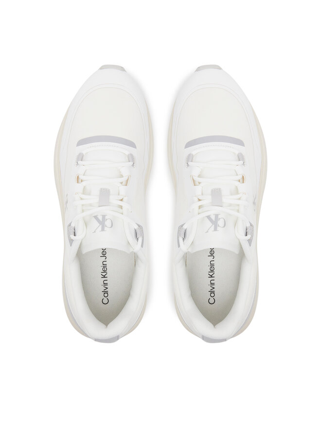 Calvin Klein Jeans Sneakersy Calvin Klein Jeans Athleisure Runner Tech Ripstop YM0YM01205 Biały