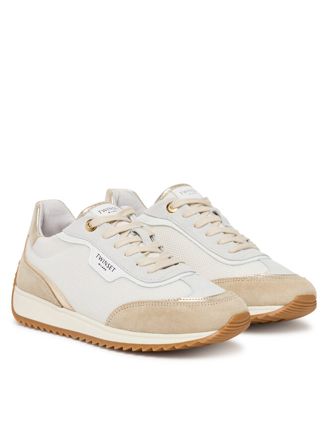 TWINSET Сникърси TWINSET 252TCP028 Бял