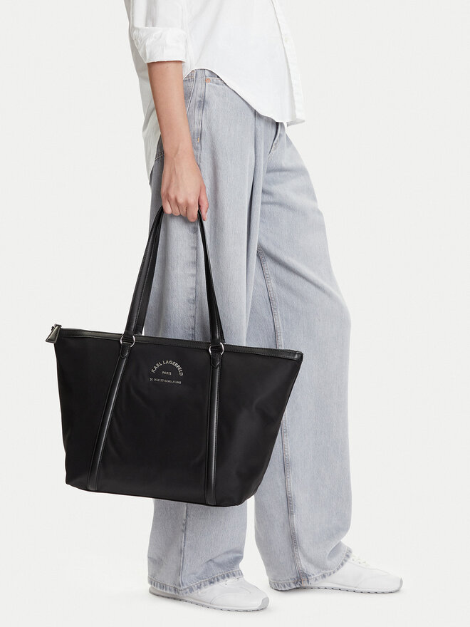KARL LAGERFELD Handtasche KARL LAGERFELD A2W30080 Schwarz