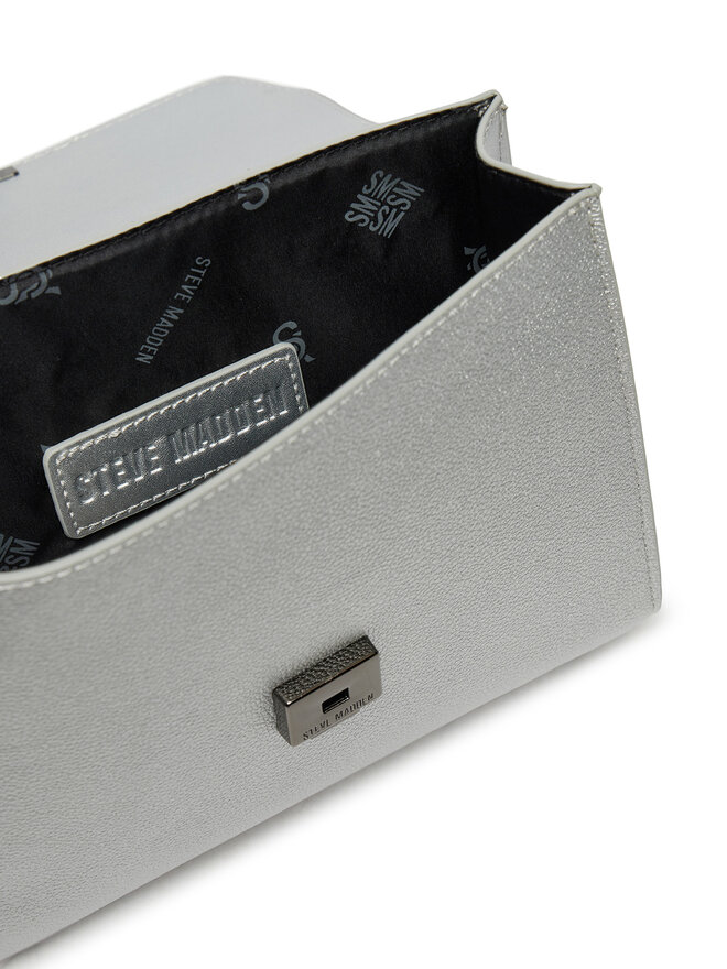 Steve Madden Ročna torba Steve Madden Bcelest SM13001255 Srebrna