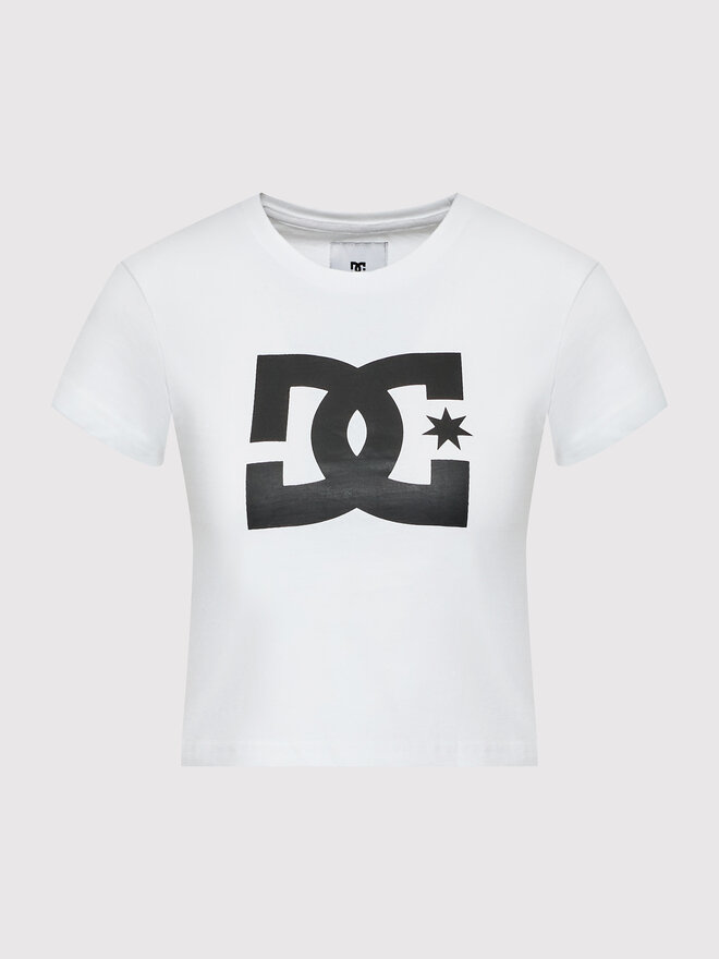 DC DC Marškinėliai Star ADJZT03035 Balta Regular Fit