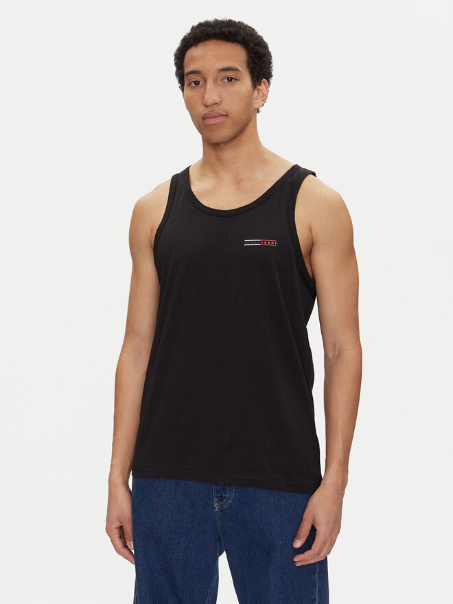Tommy Jeans Tommy Jeans Tank-Top Entry Graphic DM0DM20790 Schwarz Slim Fit
