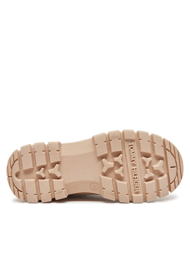 Tommy Hilfiger Bakancs Tommy Hilfiger Lace-Up Bootie T1A5-33597-1628 S Bézs