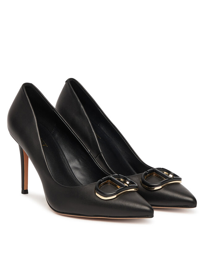 TWINSET Magassarkú TWINSET 252TCP032 Fekete