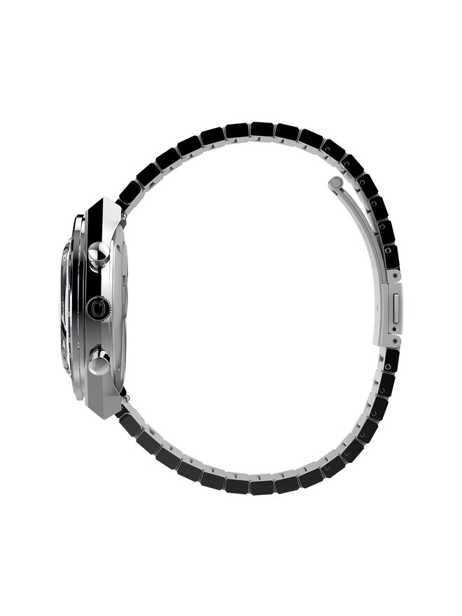 Timex Часовник Timex Q Timex® Chronograph TW2Y36200 Сребрист