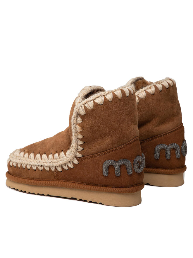 Mou Botas de nieve Mou Eskimo 18 Glitter Logo MU.FW101050A Marrón