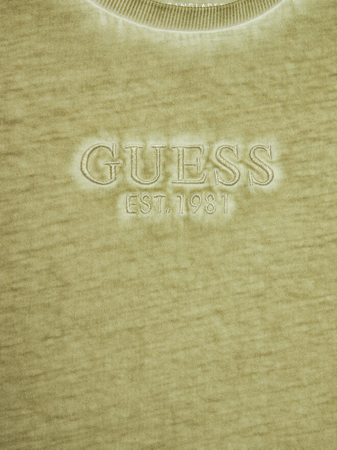 Guess Guess Marškinėliai L4GI30 K8HM4 Žalia Regular Fit