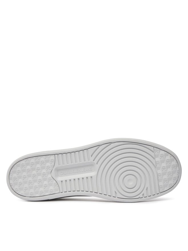 Calvin Klein Jeans Snīkeri Calvin Klein Jeans Basket Cupsole Low Lth In Sat YM0YM00867 Balts
