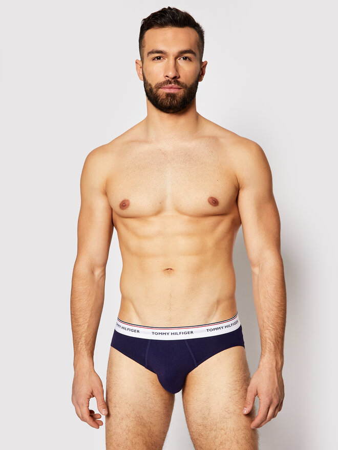 Tommy Hilfiger Tommy Hilfiger Набір з 3 пар сліпів 3p Brief 1U87903766 Cиній