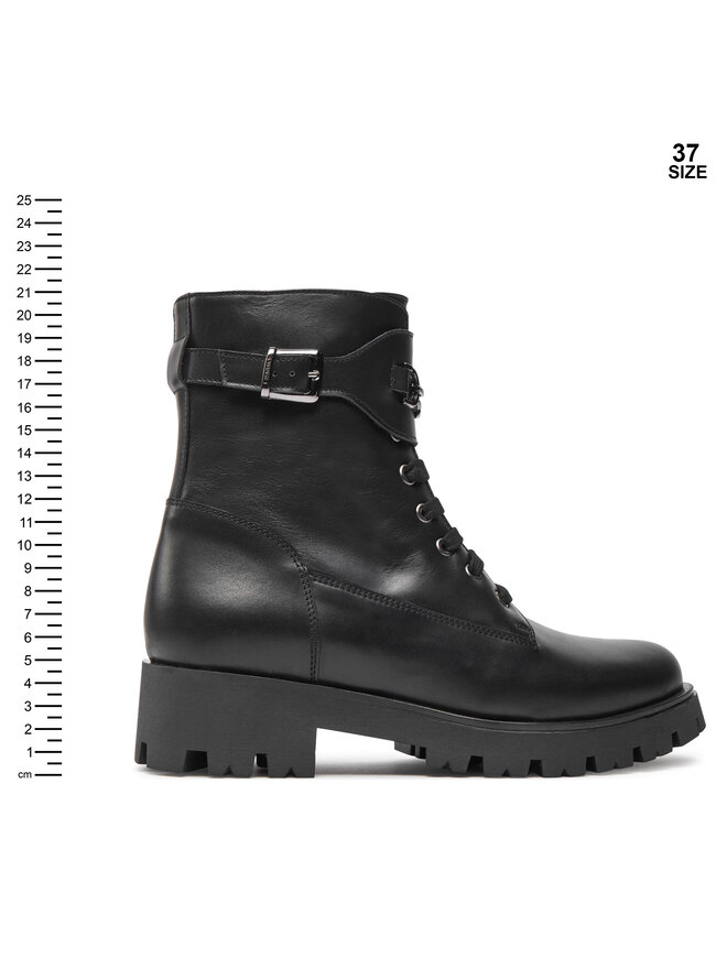 TWINSET Schnürstiefeletten TWINSET Anfibio 242GCJ S Schwarz