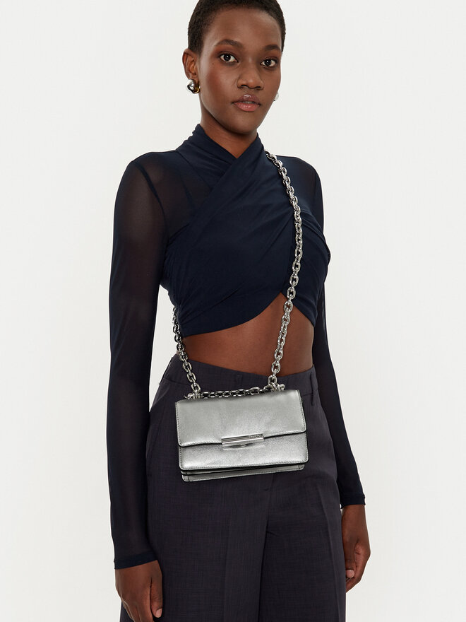 TOUS Handtasche TOUS Audree 2002203055 Silberfarben