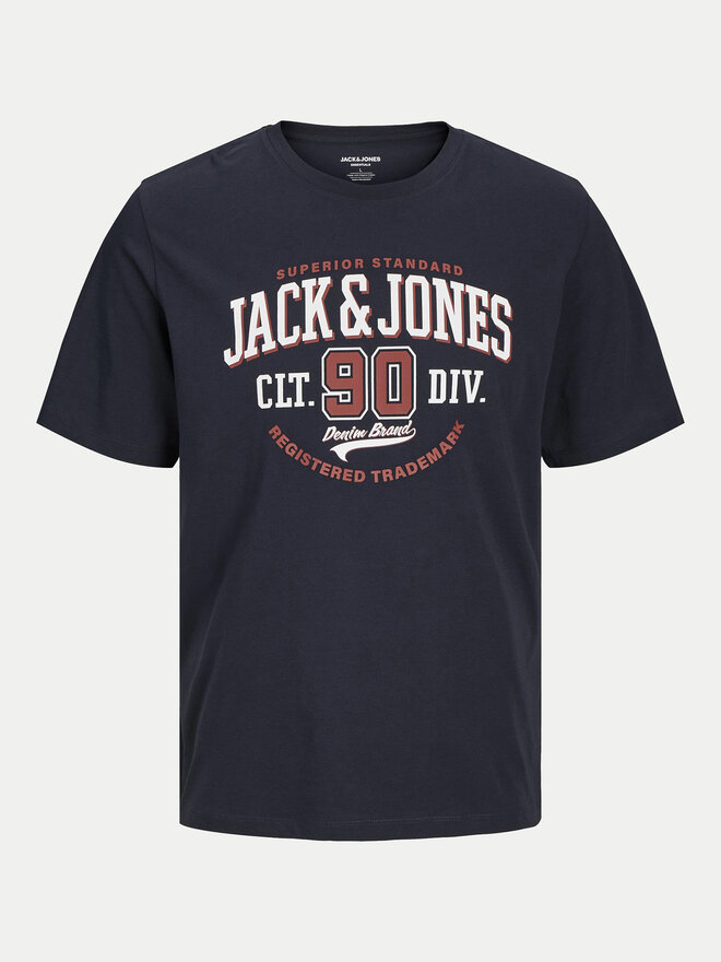 Jack&Jones Jack&Jones Marškinėliai Logo 12254862 Tamsiai mėlyna Standard Fit