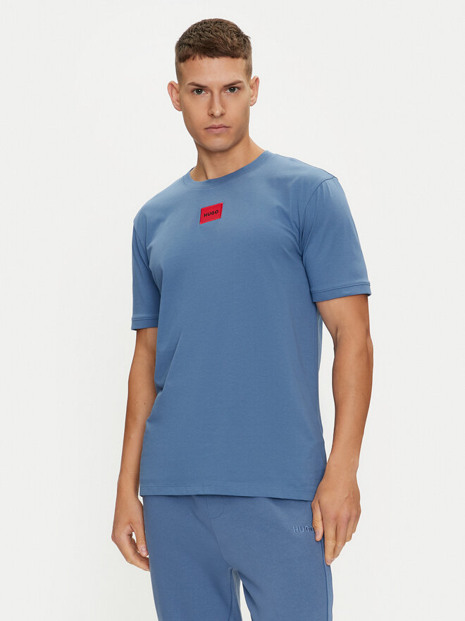 HUGO HUGO Camiseta Diragolino212 50447978 Azul Regular Fit