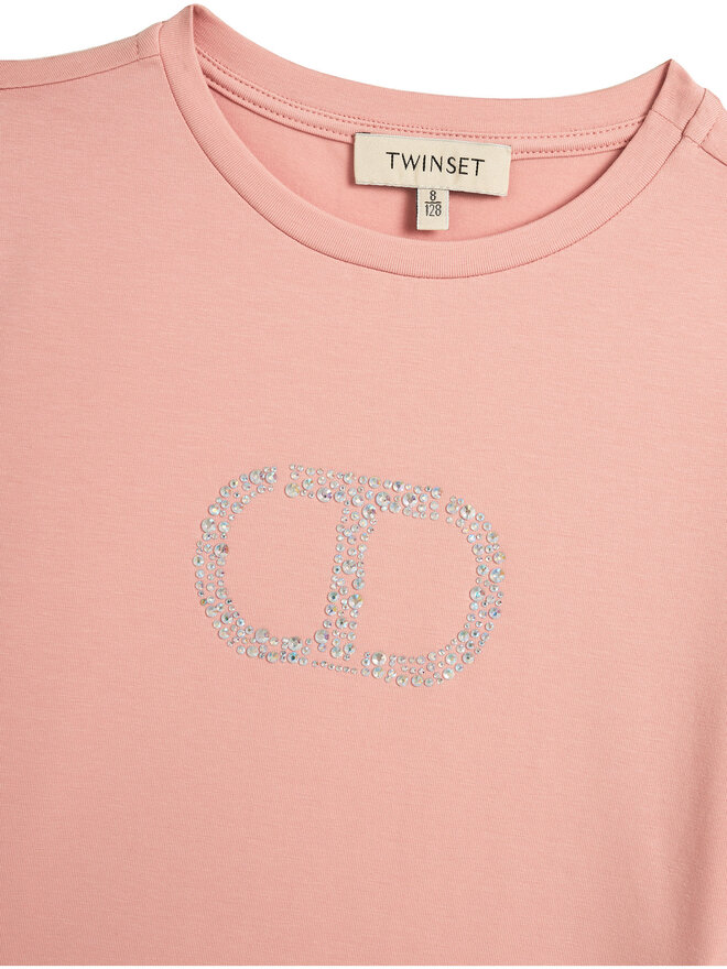 TWINSET TWINSET T-Shirt 251GJ2485 Rosa Regular Fit