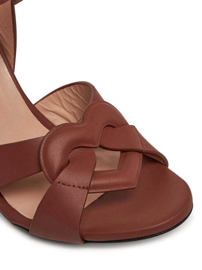 LOVE MOSCHINO Sandali LOVE MOSCHINO JA16069G1MIA0201 Rjava