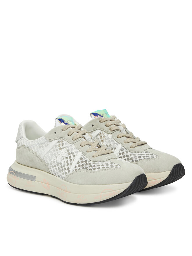 Premiata Сникърси Premiata Cassie Var 7390 Бял