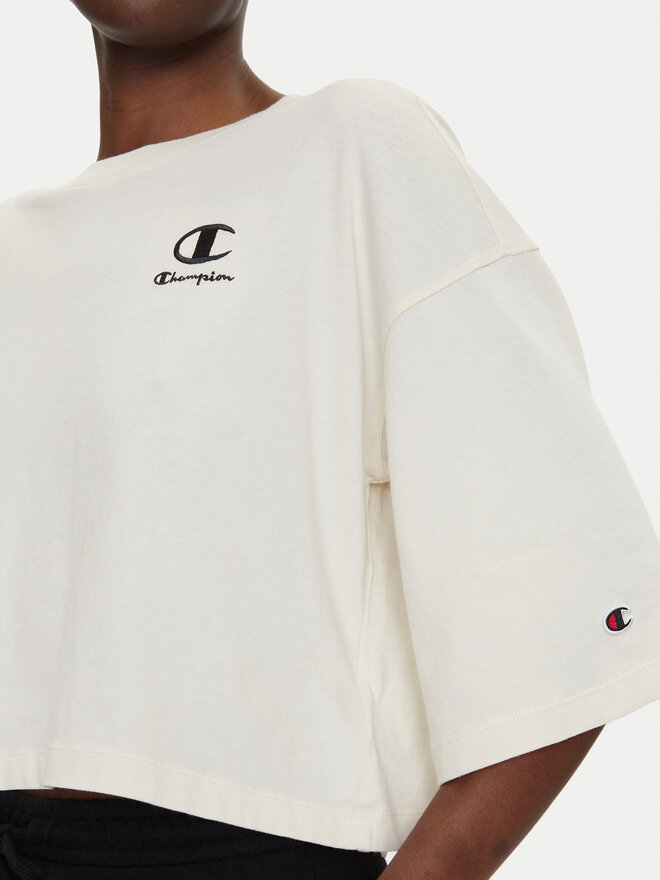 Champion Champion Majica 118023 Écru Regular Fit