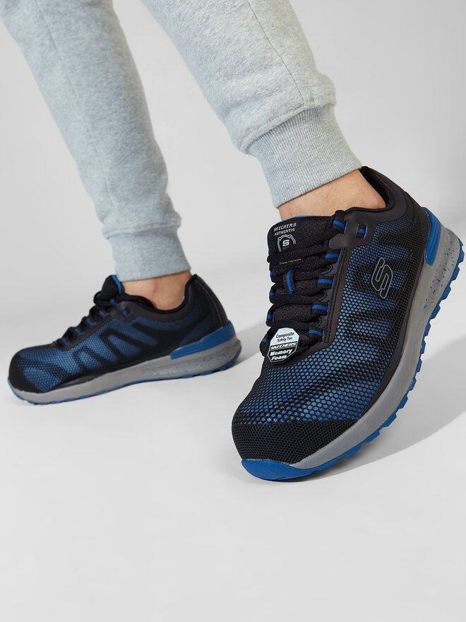 Skechers Cipele Skechers Bulklin 77180EC/BLU Crna