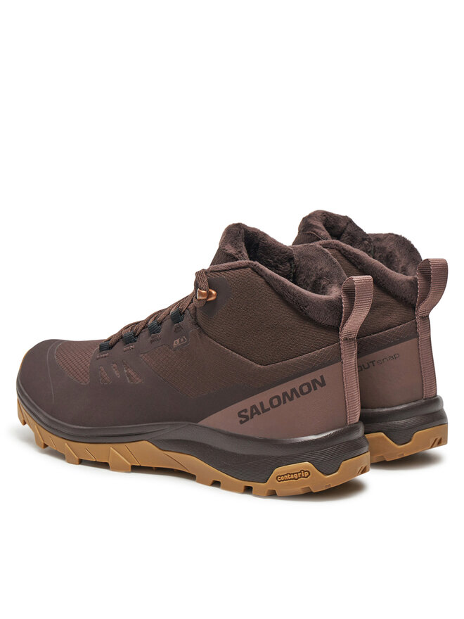 Salomon Bakancs Salomon Outsnap Climasalomon™ Waterproof L47685100 Barna