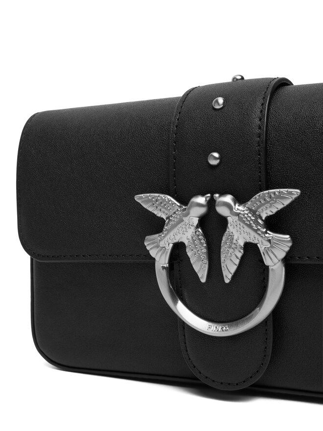 PINKO Дамска чанта PINKO Love One Slouchy Zip Mini AI 25-26 PLTT 105345 A2JG Черен