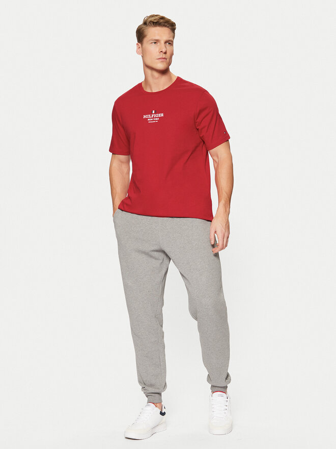 Tommy Hilfiger Tommy Hilfiger Camiseta MW0MW38980 Rojo Regular Fit