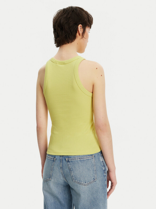 Calvin Klein Jeans Calvin Klein Jeans Top Monologo J20J225301 Gelb Slim Fit
