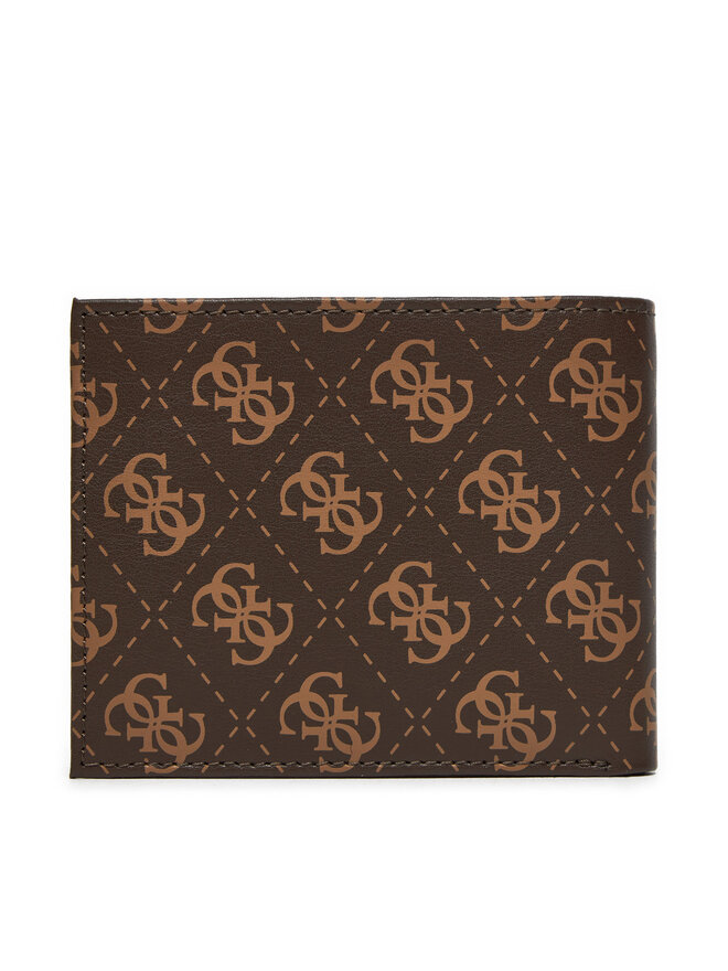 Guess Portafoglio grande da uomo Guess SMVELE LEA20 Marrone