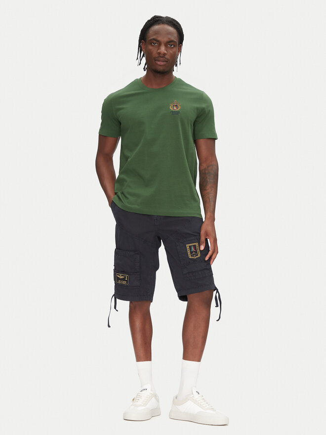 Aeronautica Militare Aeronautica Militare T-Shirt 251TS2391J592 Grün Regular Fit