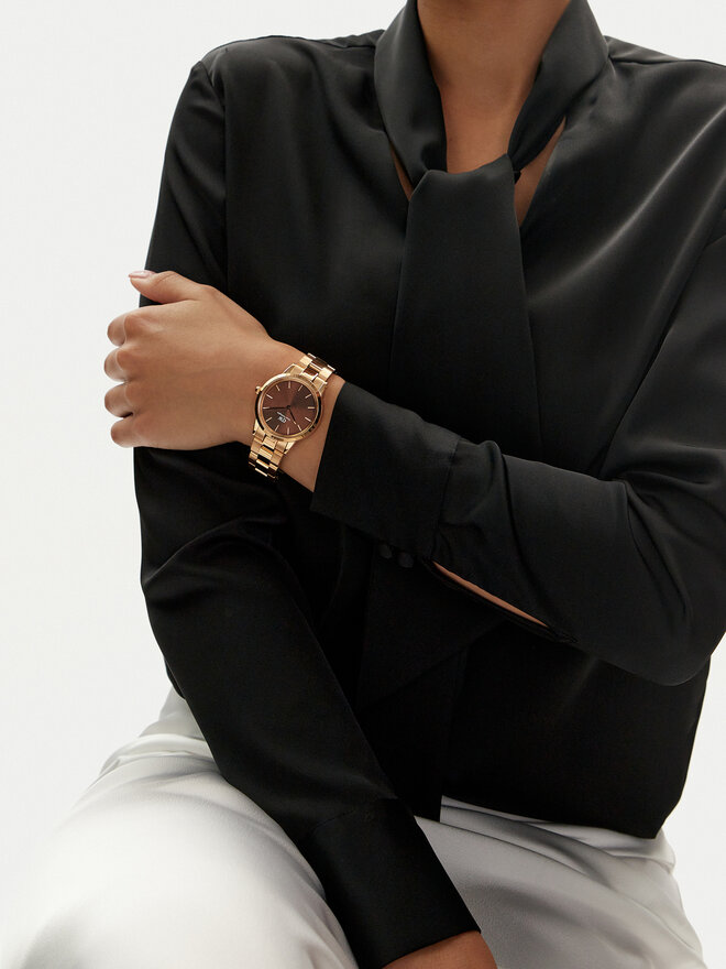 Daniel Wellington Zegarek Daniel Wellington Iconic Link DW00100461 Złoty