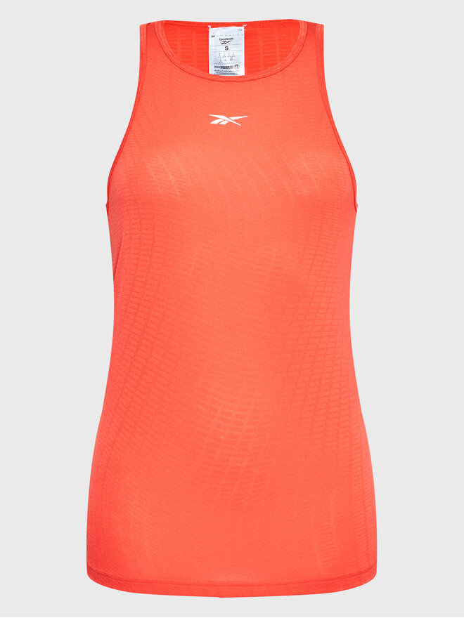 Reebok Reebok Marškinėliai Perforated HH7385 Oranžinė Regular Fit