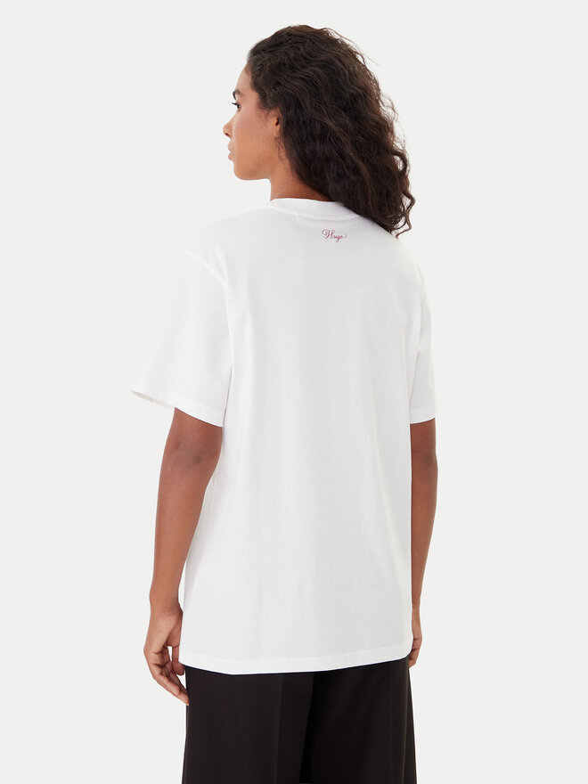 HUGO HUGO T-Shirt Vintag 50551445 Weiß Regular Fit