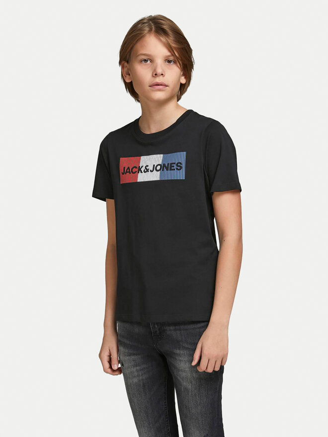 Jack&Jones Junior Jack&Jones Junior T-Shirt 12152730 Μαύρο Regular Fit