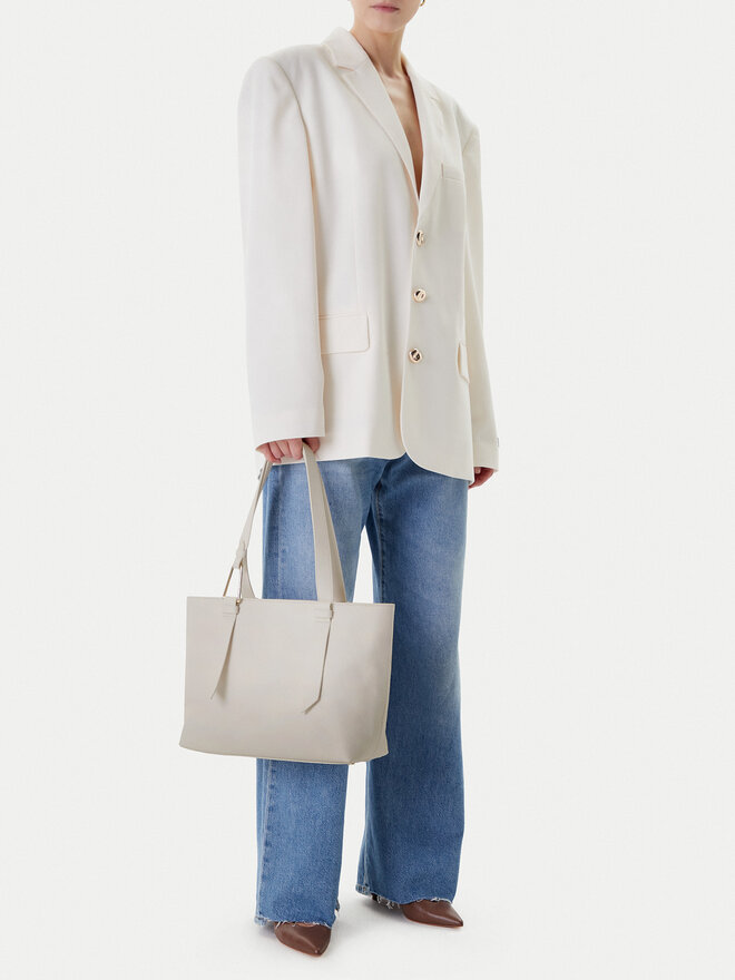Coccinelle Bolso Coccinelle R1K Coccinellemalory E1 R1K 11 02 01 Écru
