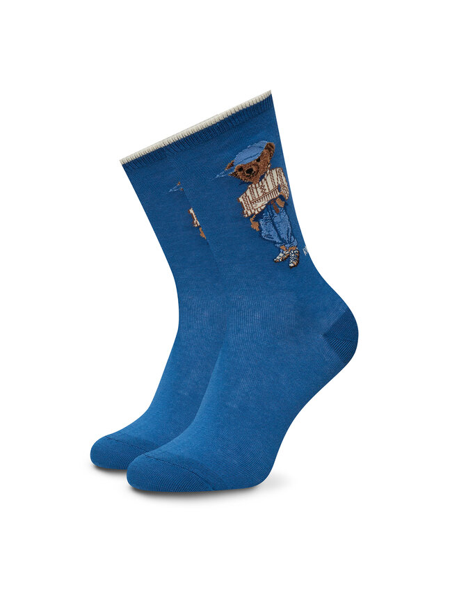 Polo Ralph Lauren Hohe Unisex-Socken Polo Ralph Lauren 455977741001 Blau