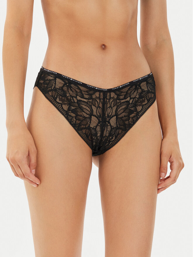 Tommy Hilfiger Tommy Hilfiger Brazilian Damenslip UW0UW05247 Schwarz