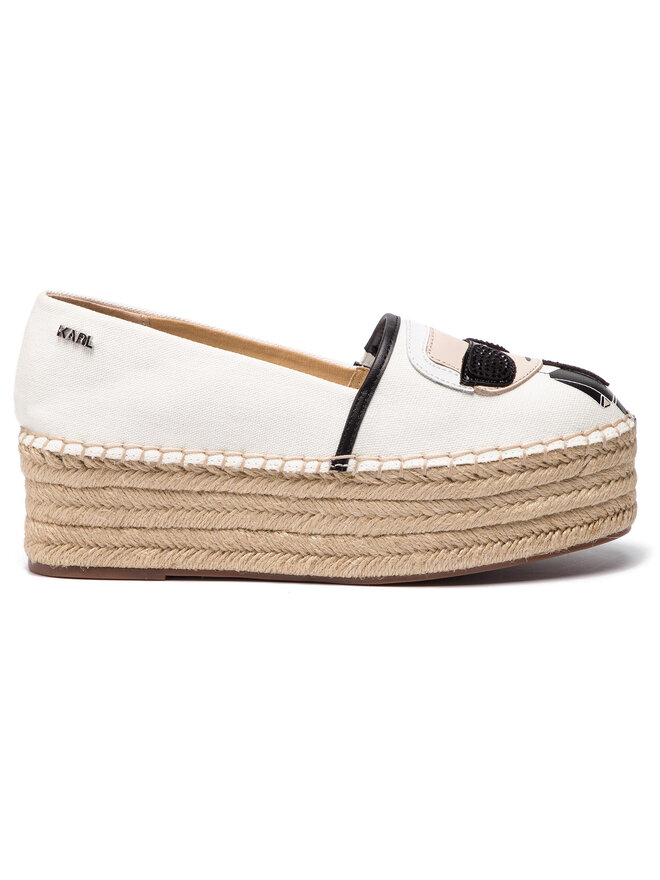KARL LAGERFELD Espadryle KARL LAGERFELD KL80311 Biały