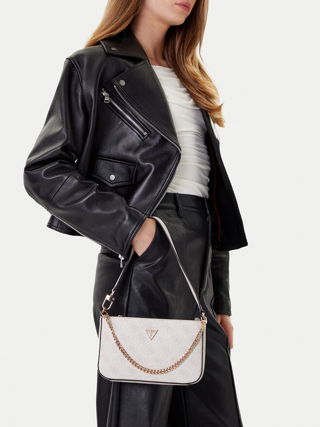 Guess Ročna torba Guess Noelle II Mini HWBG96 72720 Bela