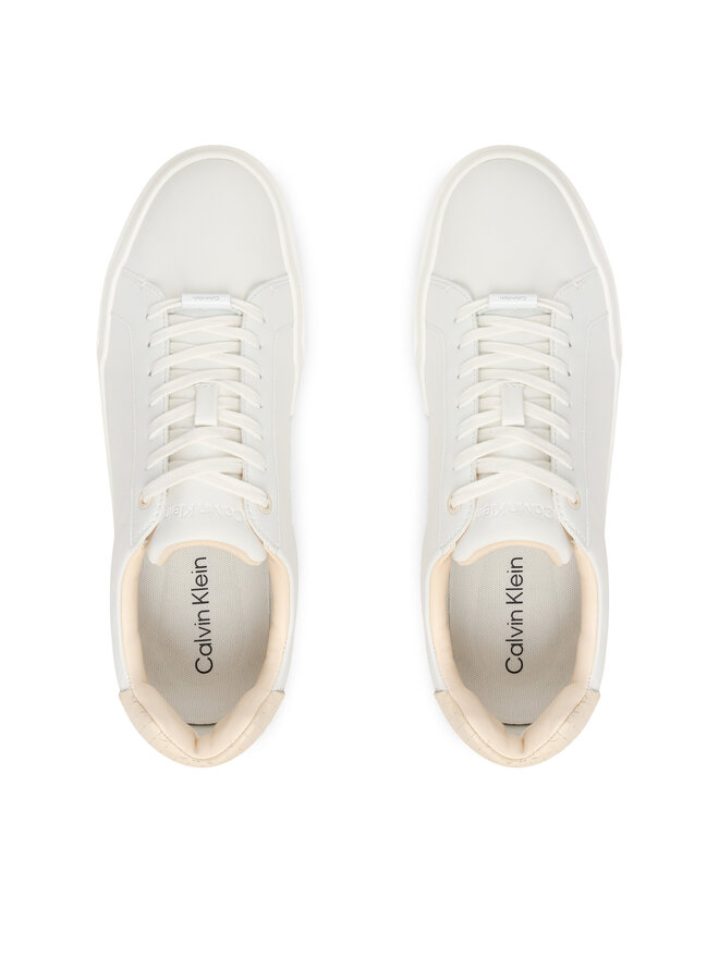 Calvin Klein Sneakers Calvin Klein Chunky Cupsole Laceup Clean Lth HM0HM02239 Weiß