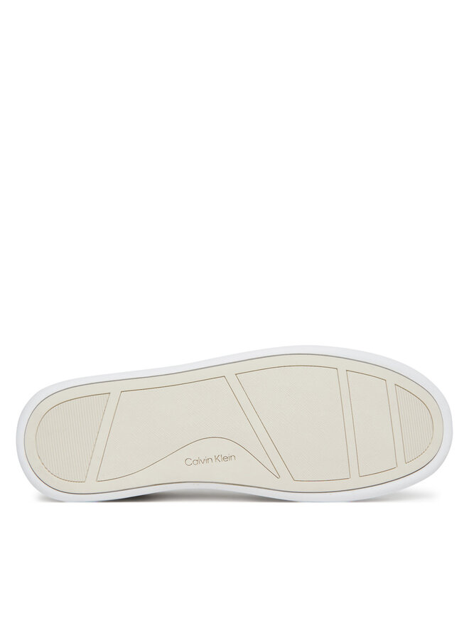 Calvin Klein Сникърси Calvin Klein Cupsole Lace Up - Lth Sue Mix HW0HW02435 Сив