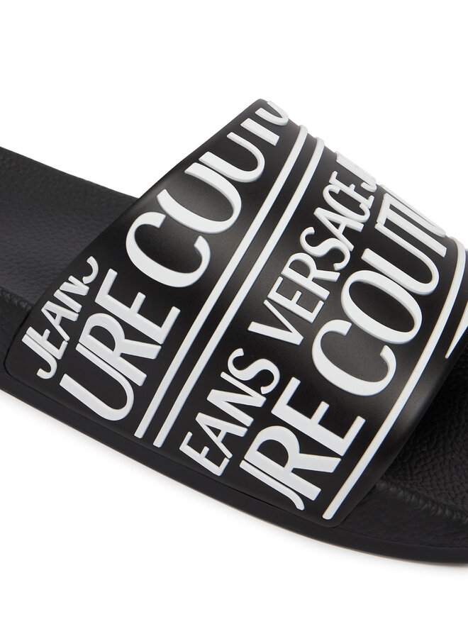Versace Jeans Couture Шльопанці Versace Jeans Couture 80YA3SQ1 Чорний