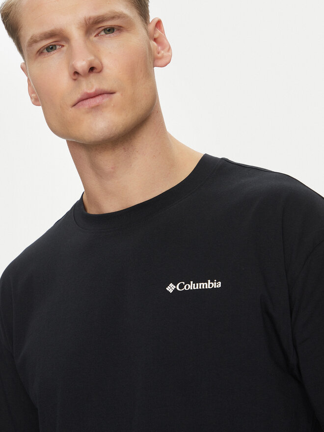 Columbia Columbia Marškinėliai Butte™ 2071701 Juoda Relaxed Fit