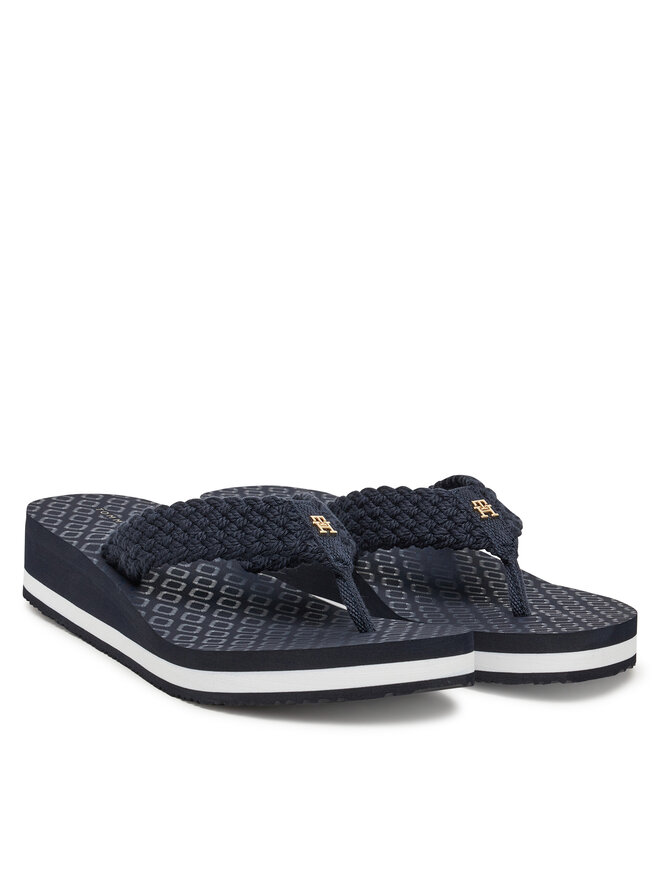 Tommy Hilfiger Japonki Tommy Hilfiger FW0FW08737 Granatowy