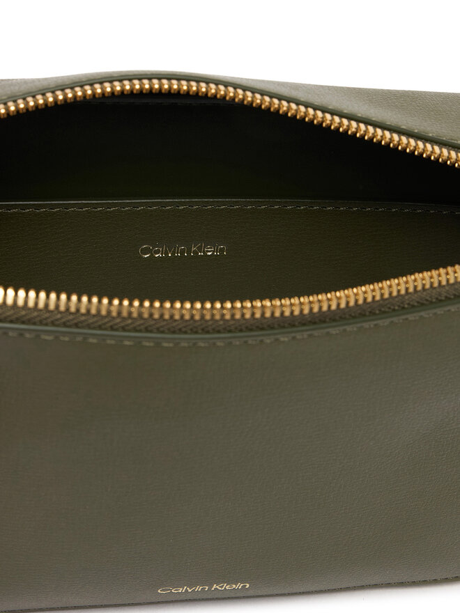 Calvin Klein Handtasche Calvin Klein Foil Logo Elongated Camera Bag LV04F3276G Grün