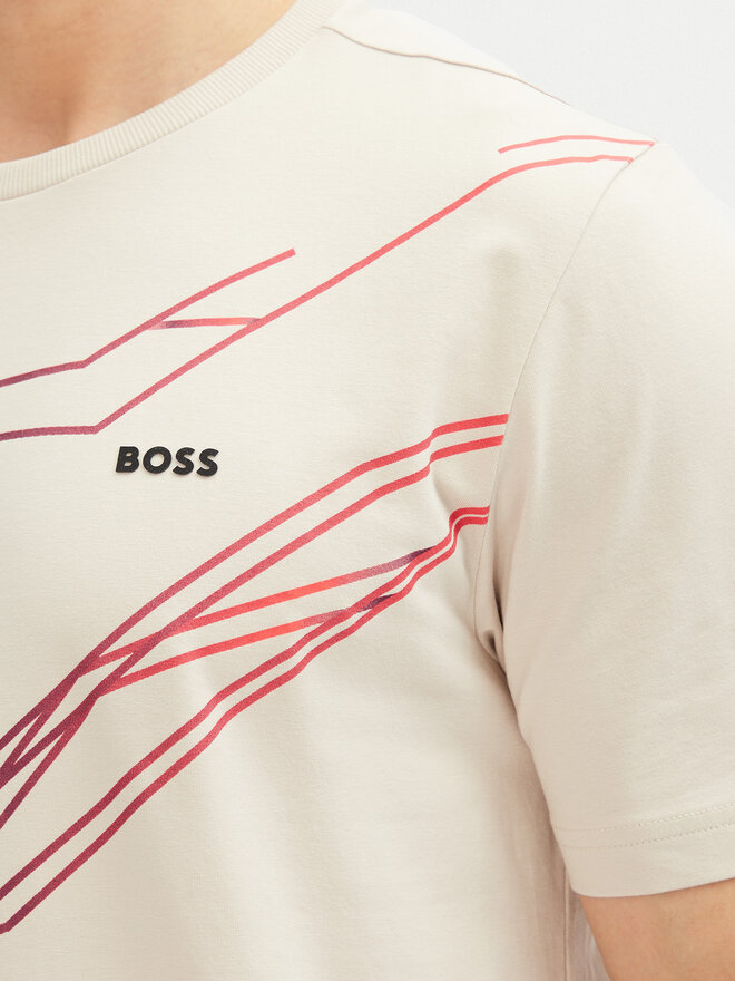 BOSS BOSS Футболка Beetle 50542048 Бежевий Regular Fit