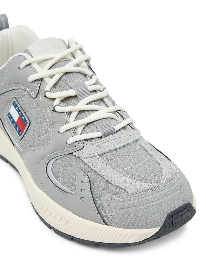 Tommy Jeans Снікерcи Tommy Jeans Tjm Runner EM0EM01581 Сірий